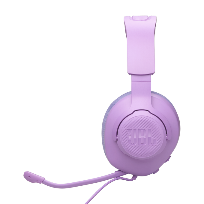 JBL Quantum 100M2 - Purple - Wired over-ear gaming headset with detachable mic and mute option - Left image number null